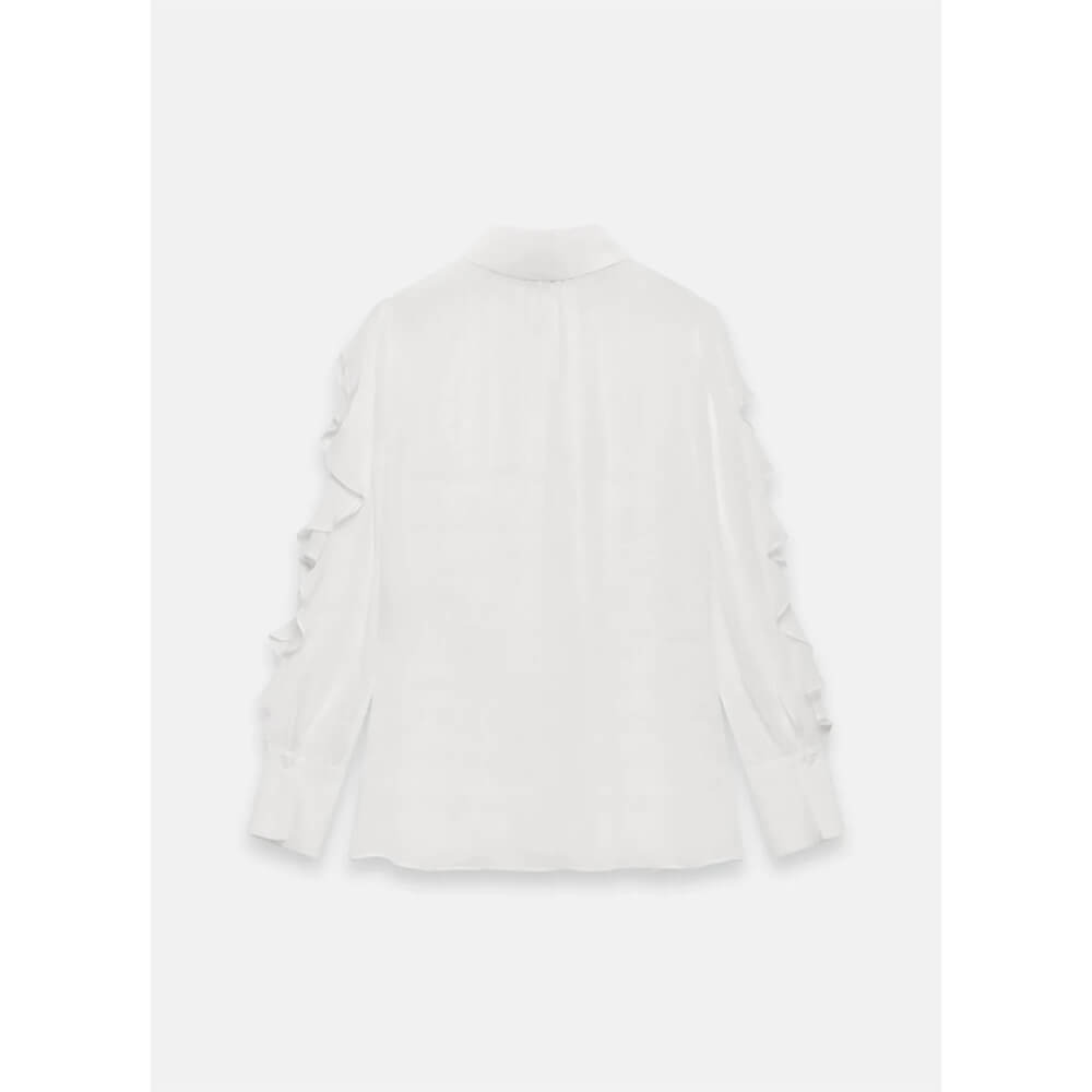 Mint Velvet Cream Ruffled Shirt | Jarrolds, Norwich